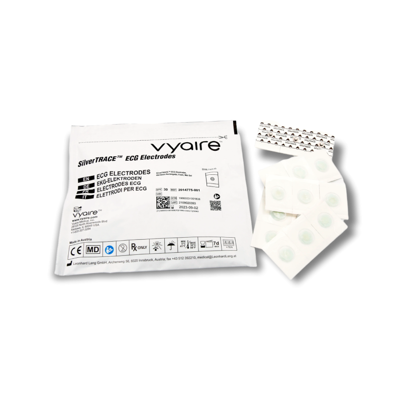 Vyaire Elettrodi ECG per Adulti, SilverTrace P28MO Vyaire Elettrodi ECG per Adulti, SilverTrace P28MO